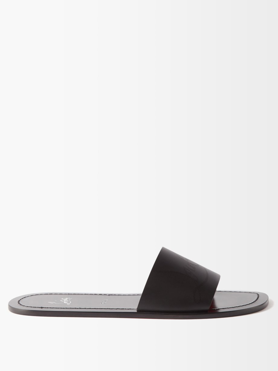 Christian Louboutin Coolraoul leather slides