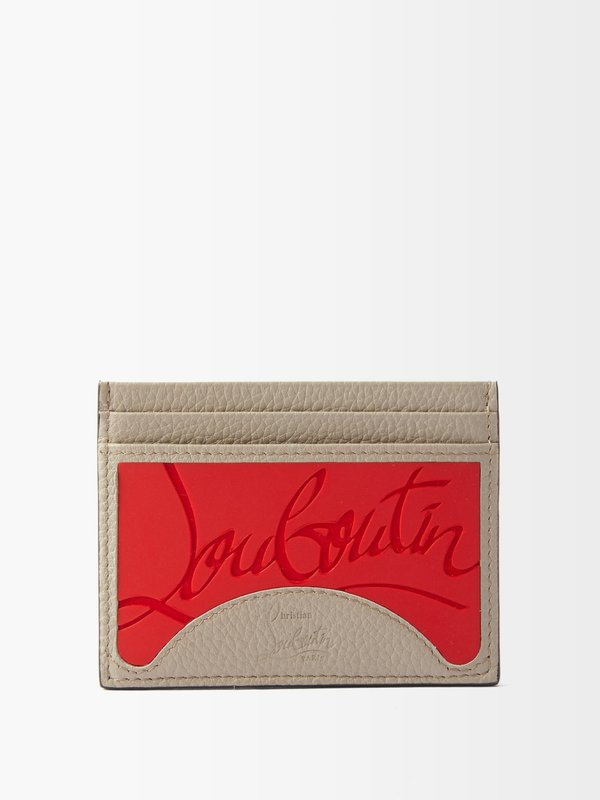 Christian Louboutin Kios logo-debossed leather cardholder