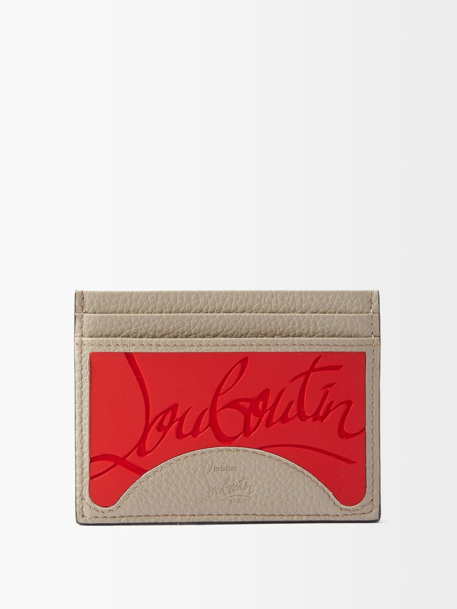 Christian Louboutin Kios logo-debossed leather cardholder