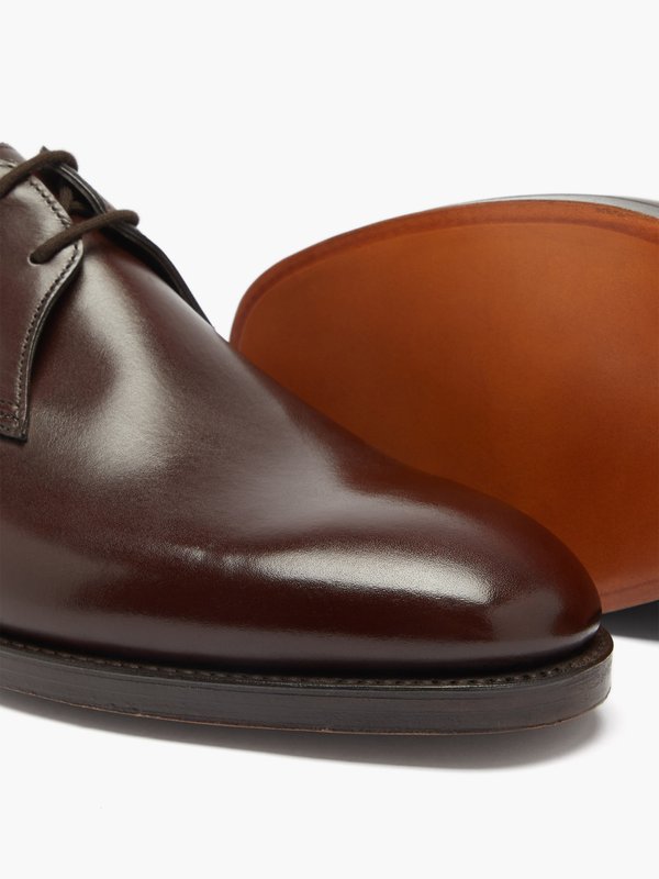 John Lobb Haldon leather Derby shoes