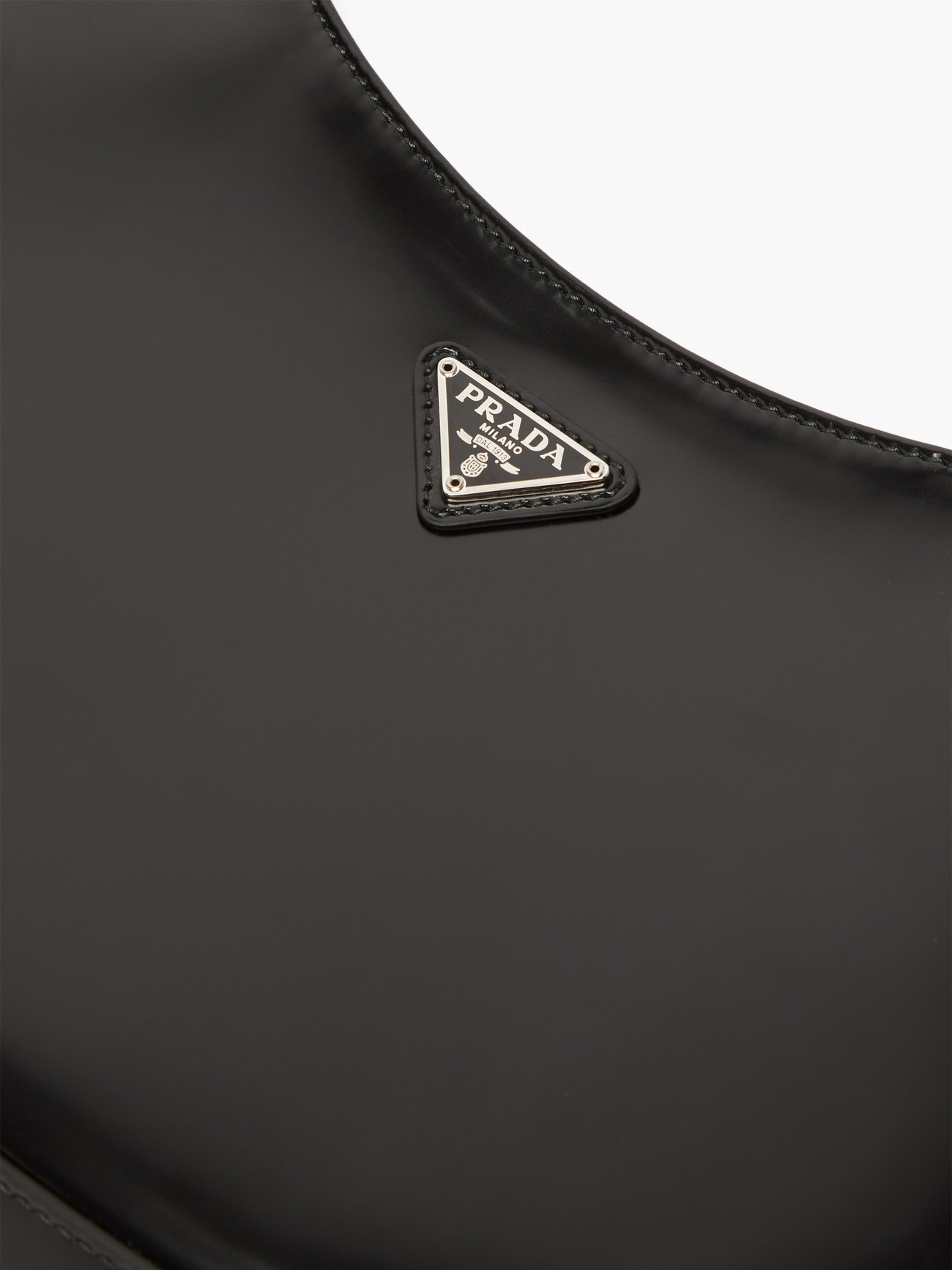 Prada Black Box Calf Leather Cleo Shoulder Bag - Yoogi's Closet