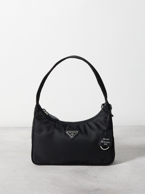 Black Re-Edition 2000 Re-Nylon shoulder bag, Prada
