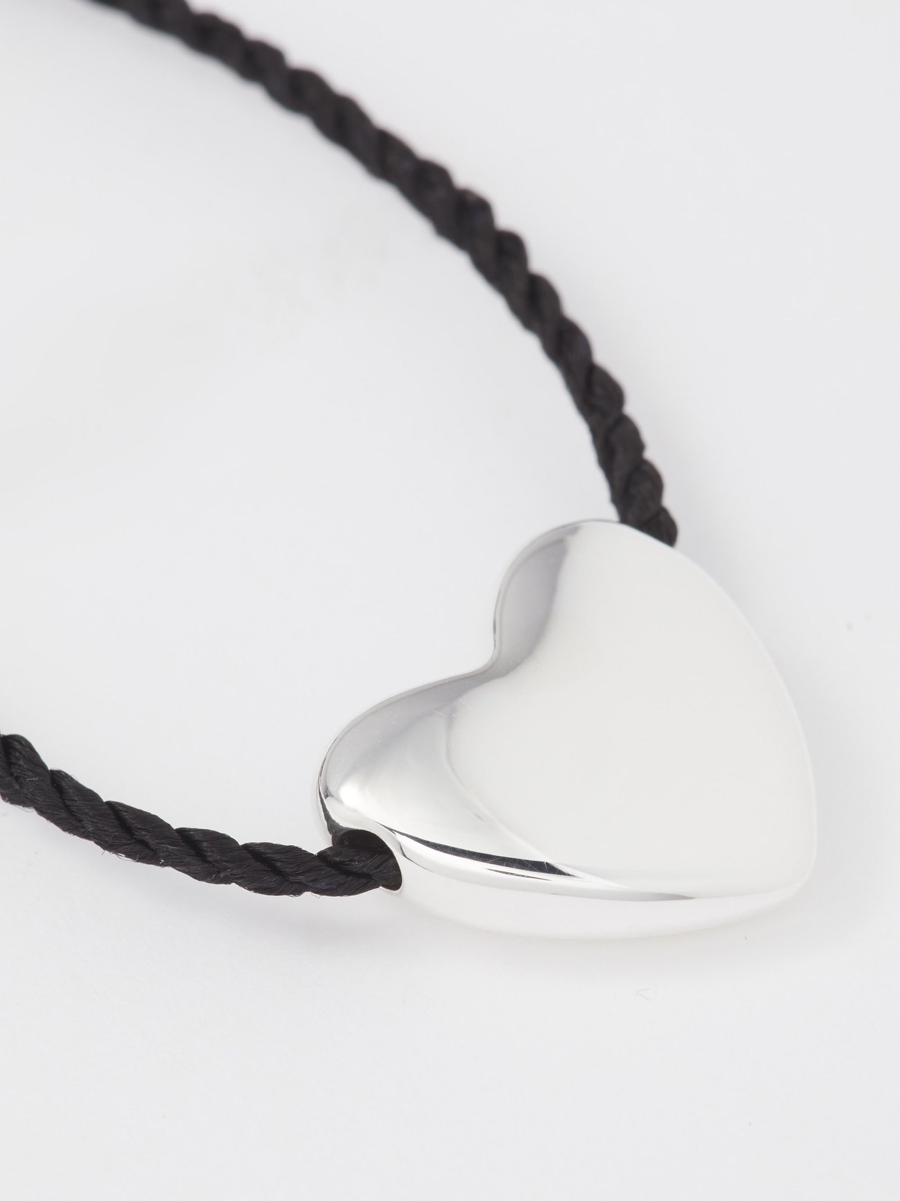 Silver Heart small sterling-silver pendant necklace | Annika Inez