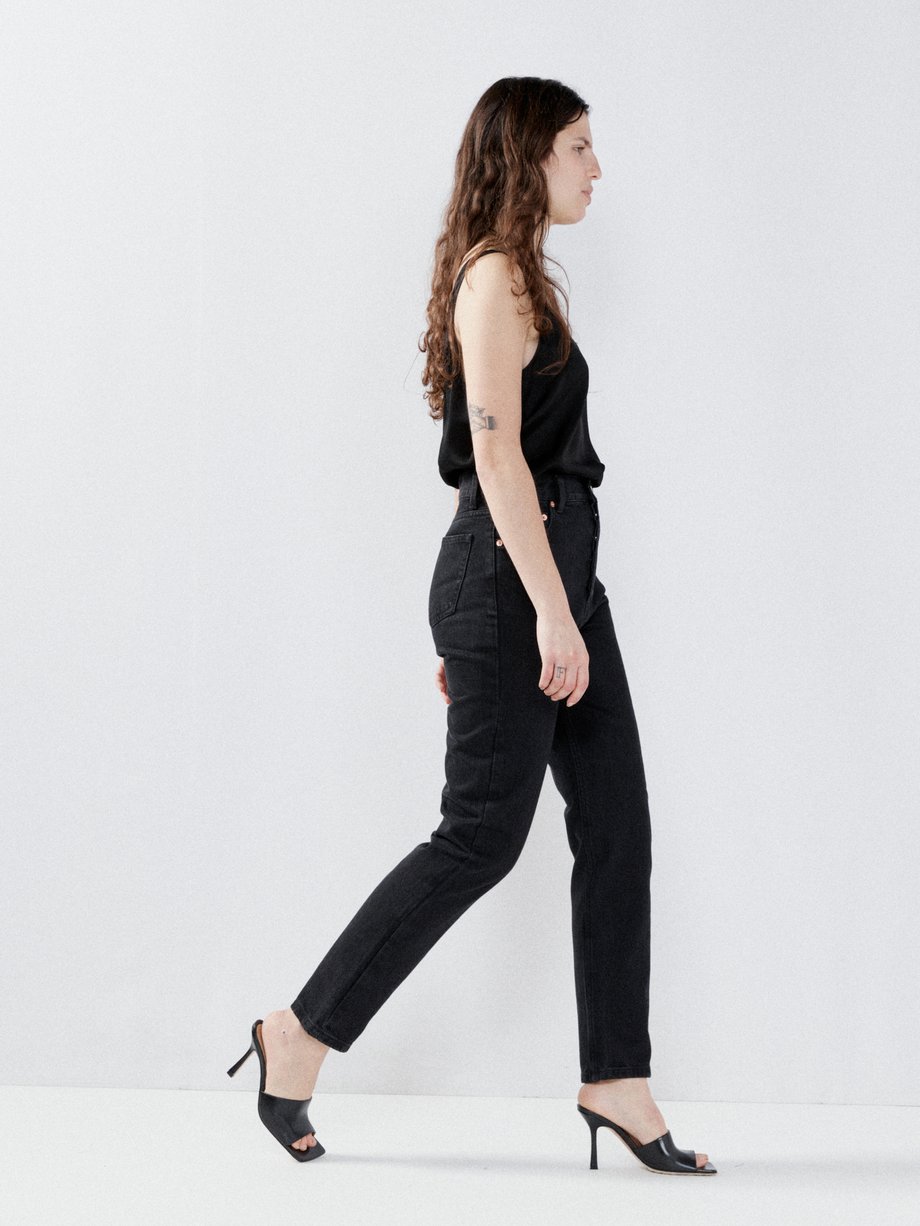 Raey Rise organic-cotton high-waist straight-leg jeans