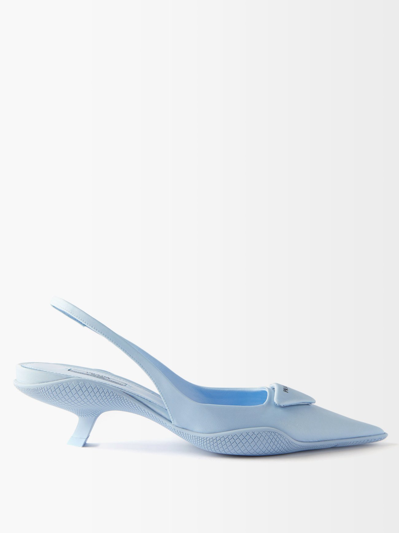 Vlogo cloth heels Valentino Garavani Blue size 37 EU in Cloth