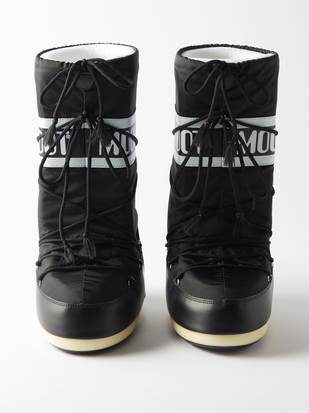 Cloth snow boots Moon Boot Black size 42 EU in Cloth - 30899820