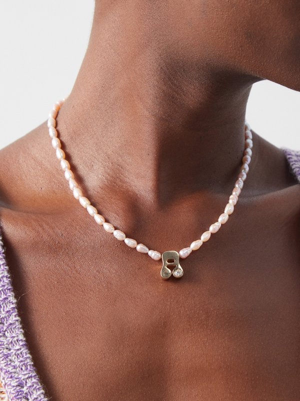 Alison Lou Stellar diamond & 14kt gold necklace (A,C,H)