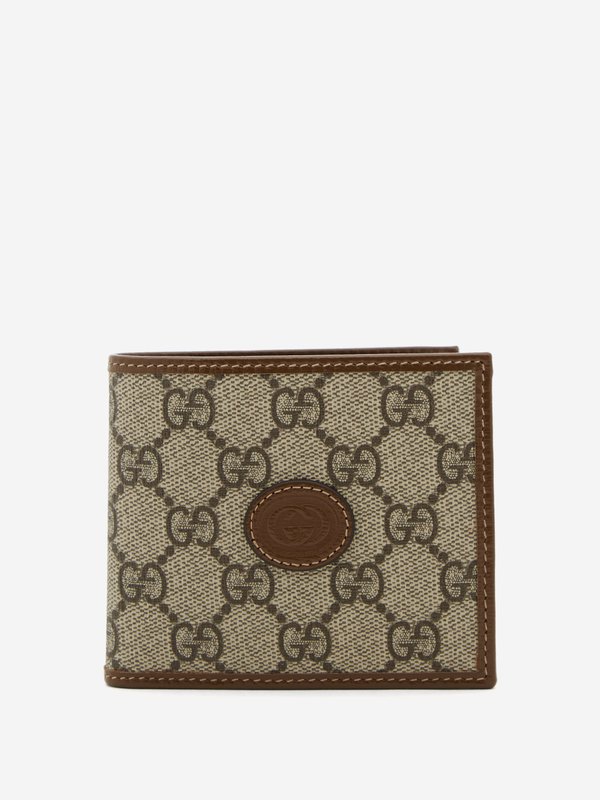 Gucci GG-logo canvas wallet