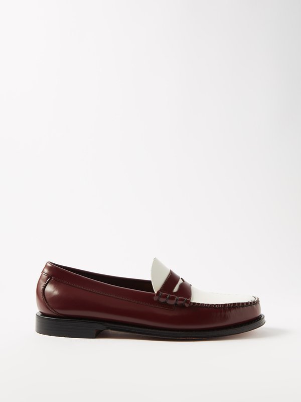 G.H. BASS Weejuns Heritage Larson leather loafers
