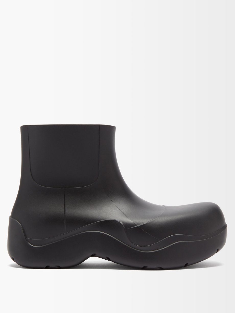 Black The Puddle biodegradable-rubber ankle boots | Bottega Veneta
