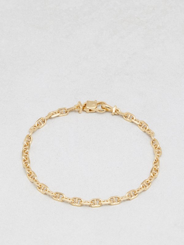Tom Wood Anchor-link 9kt gold-plated bracelet