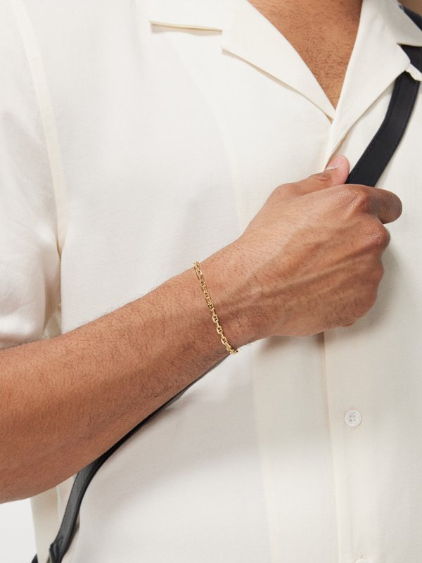 Tom Wood Anchor-link 9kt gold-plated bracelet