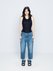 Carrot cropped organic-cotton jeans
