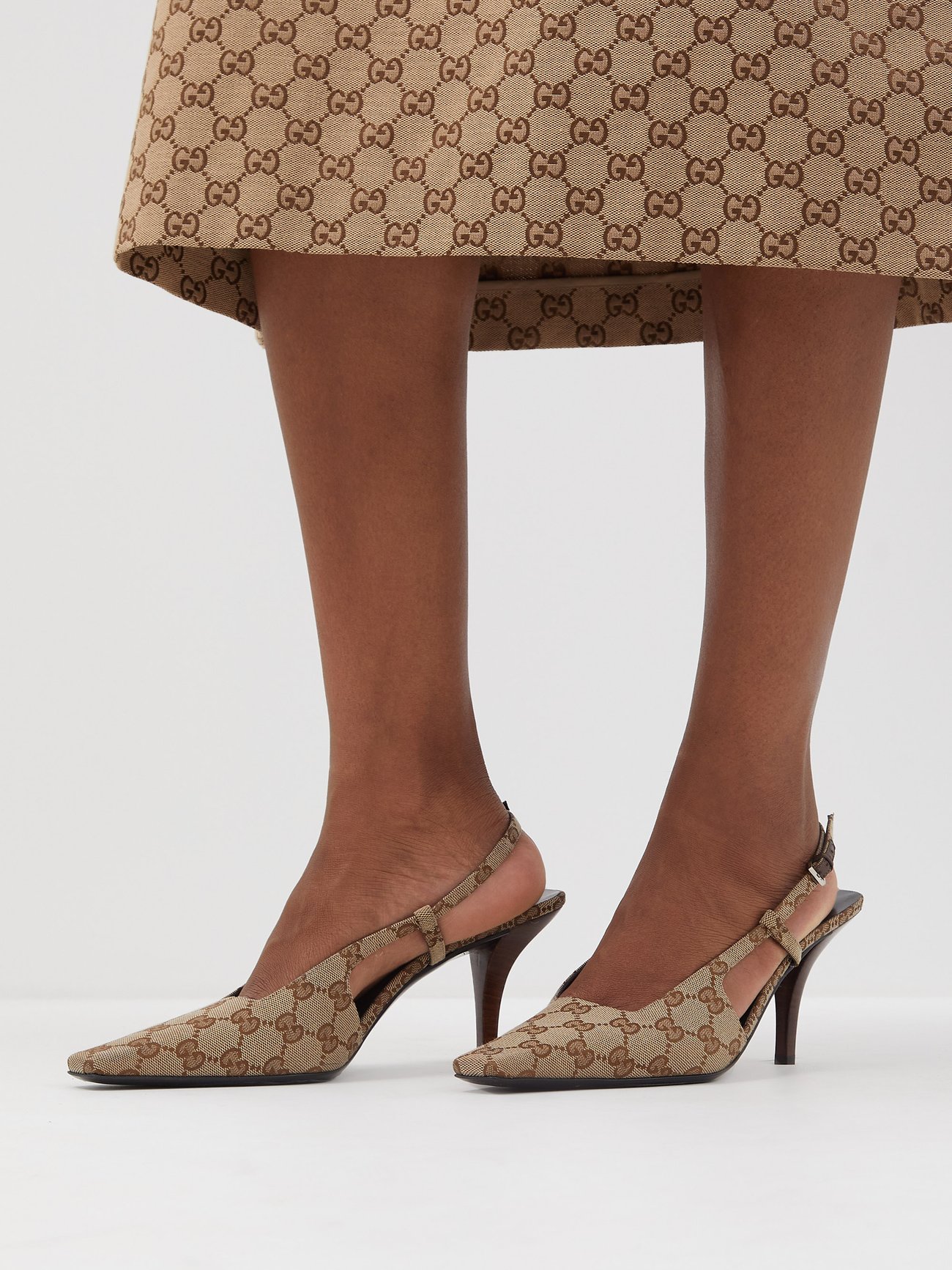 Gucci Monogrammed pumps, Women's Shoes