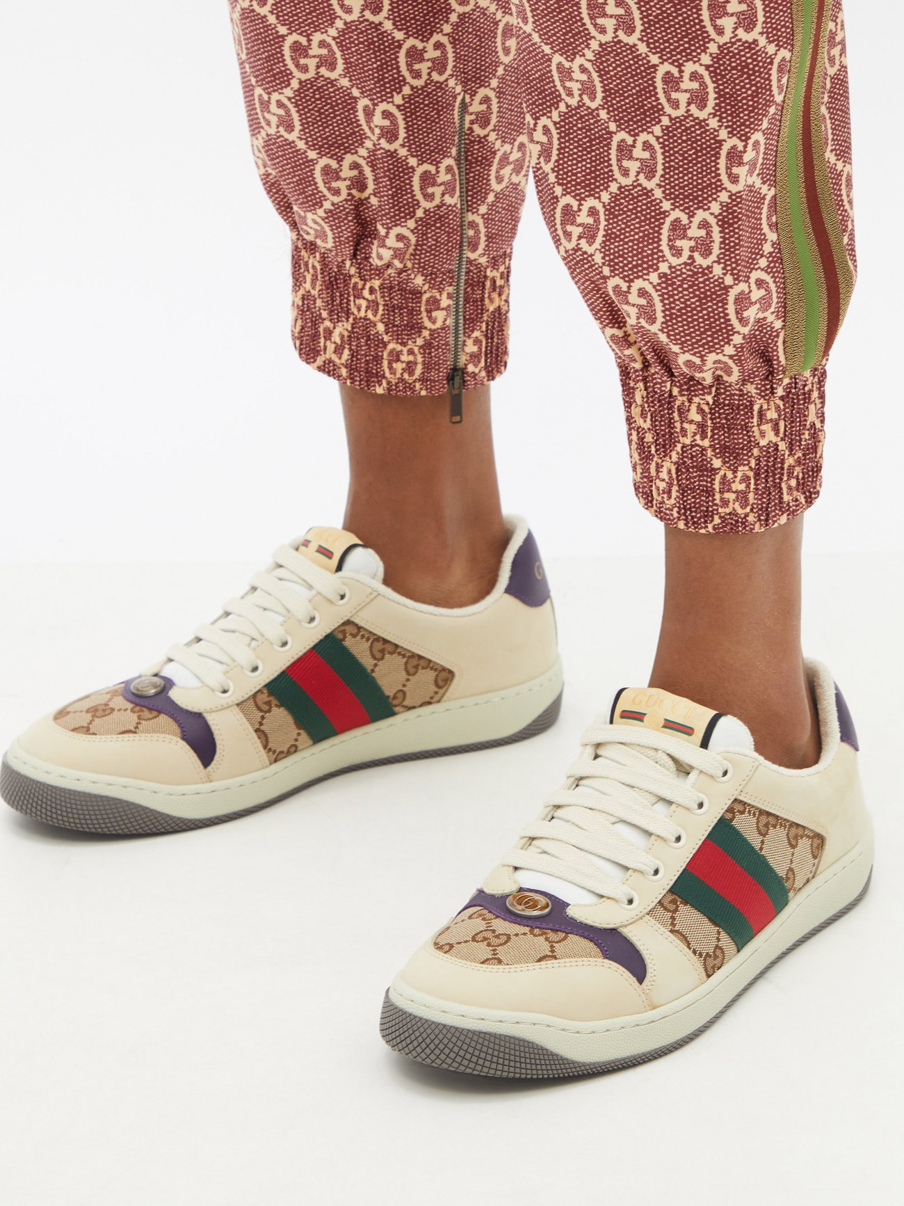 Gucci drip !! Luxury white leather - Sneaker Laboratory