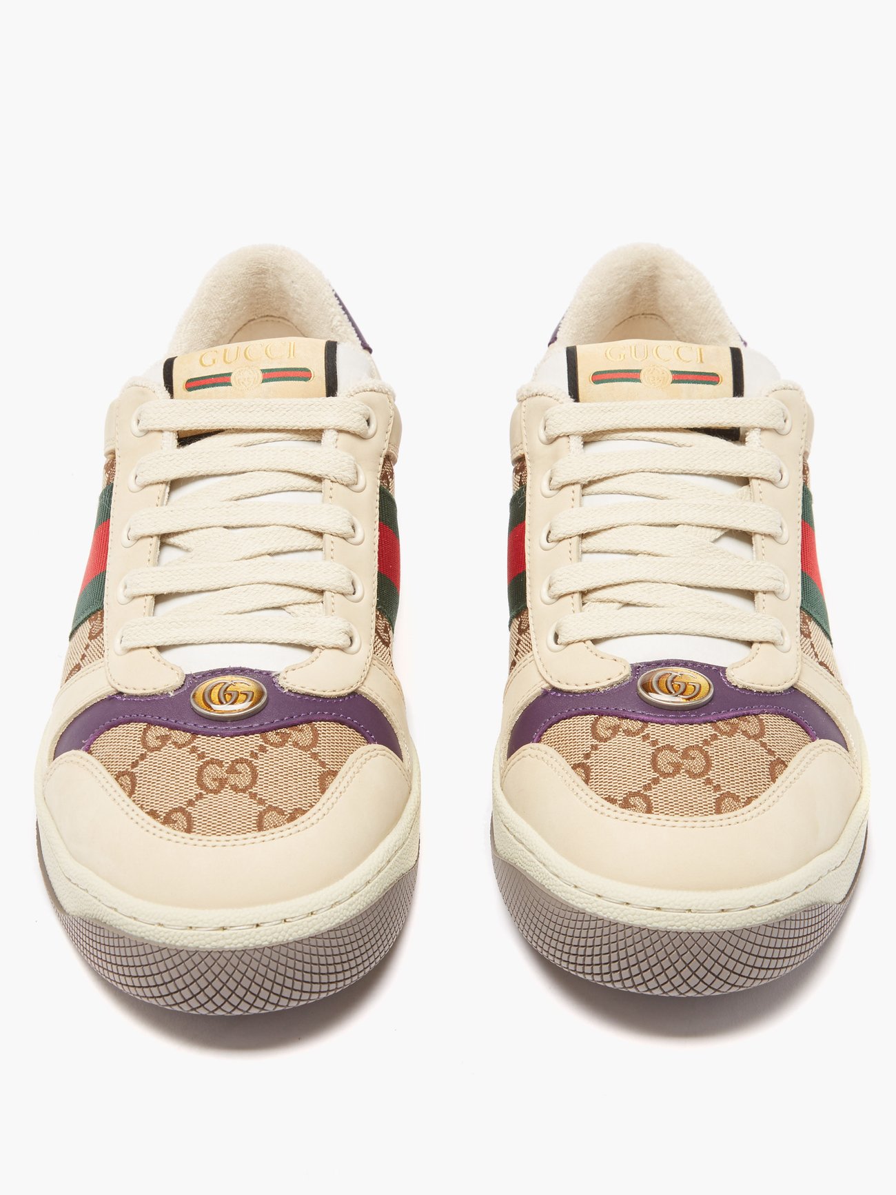 Gucci drip !! Luxury white leather - Sneaker Laboratory