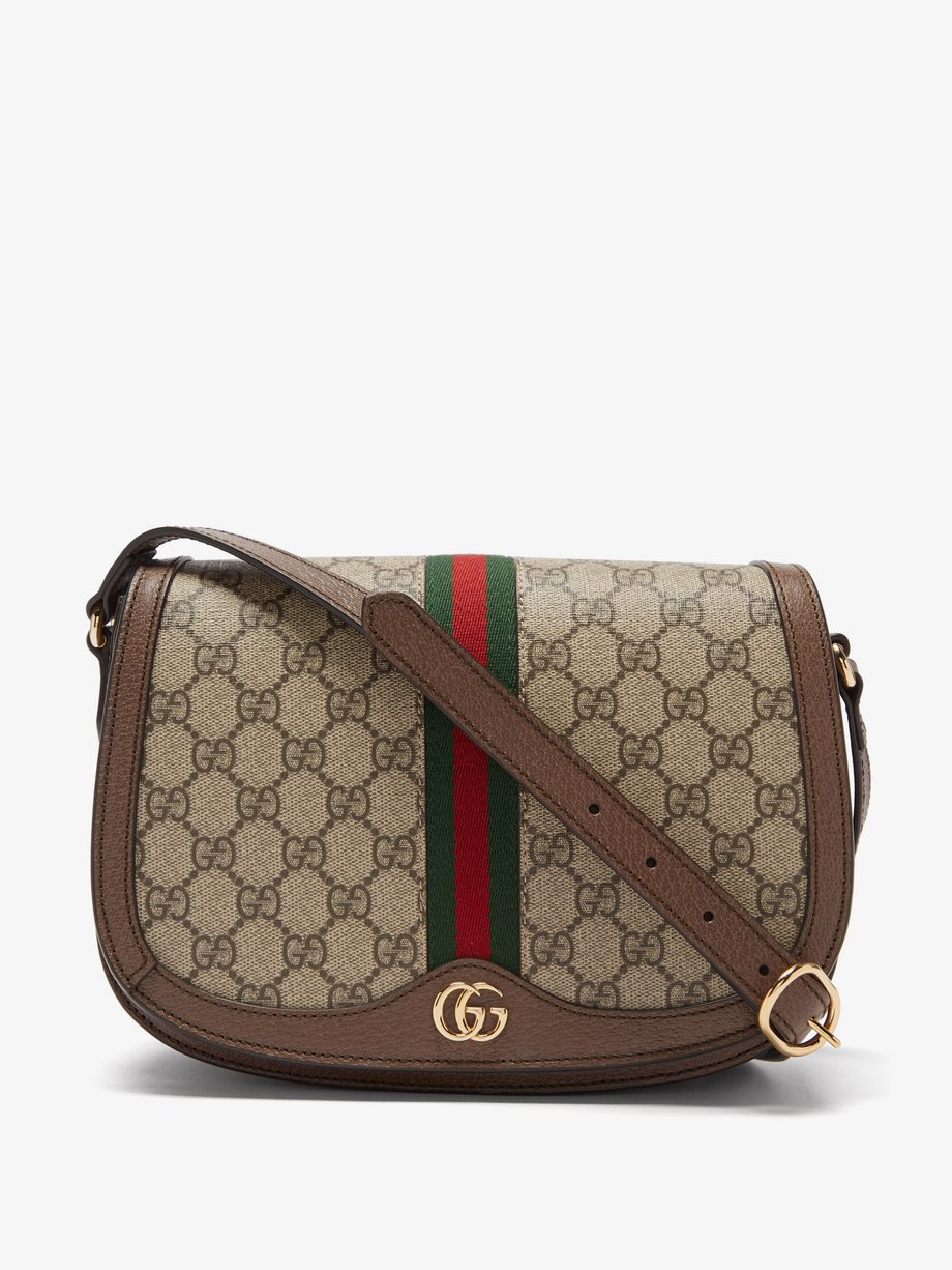 Brown Ophidia GG-logo coated-canvas and bag Gucci | MATCHESFASHION US