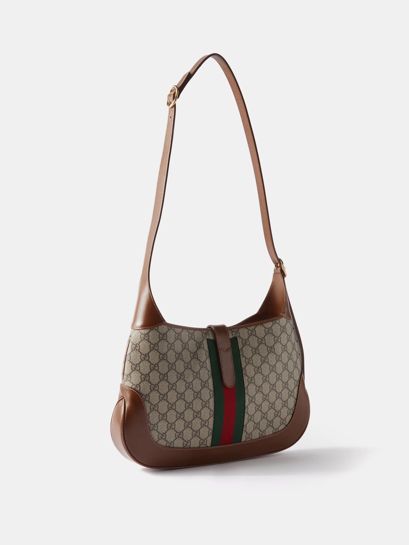Gucci Jackie 1961 Medium Shoulder Bag - Man Crossbody Bags Beige One Size