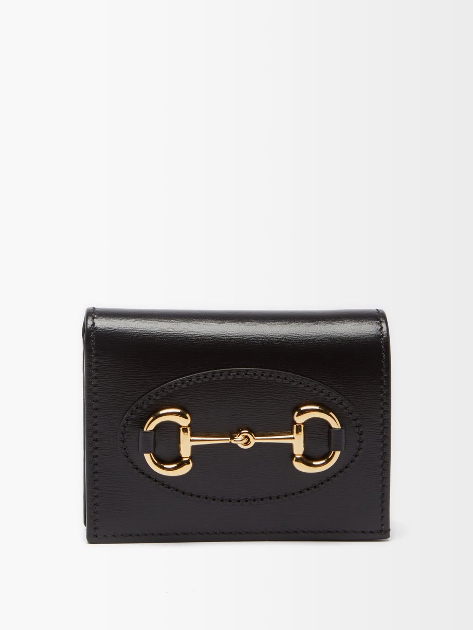 Black Horsebit 1955 leather cardholder | Gucci | MATCHESFASHION US