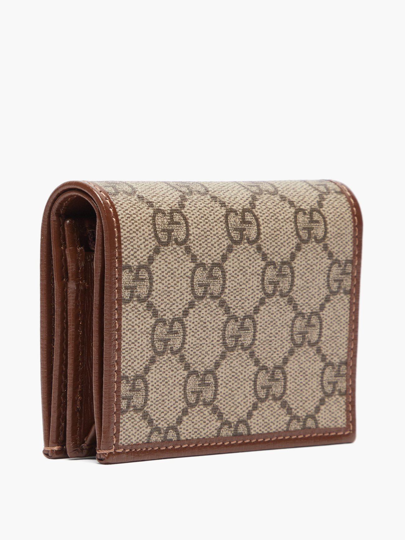 GUCCI Wallets Men, Jumbo GG canvas wallet Beige