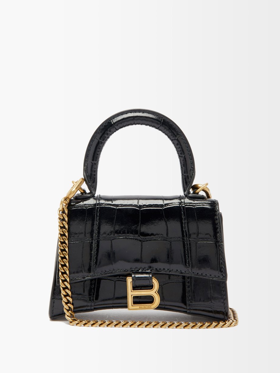 Buy Balenciaga Hourglass Mini Top Handle Bag with Chain for Womens   Bloomingdales UAE