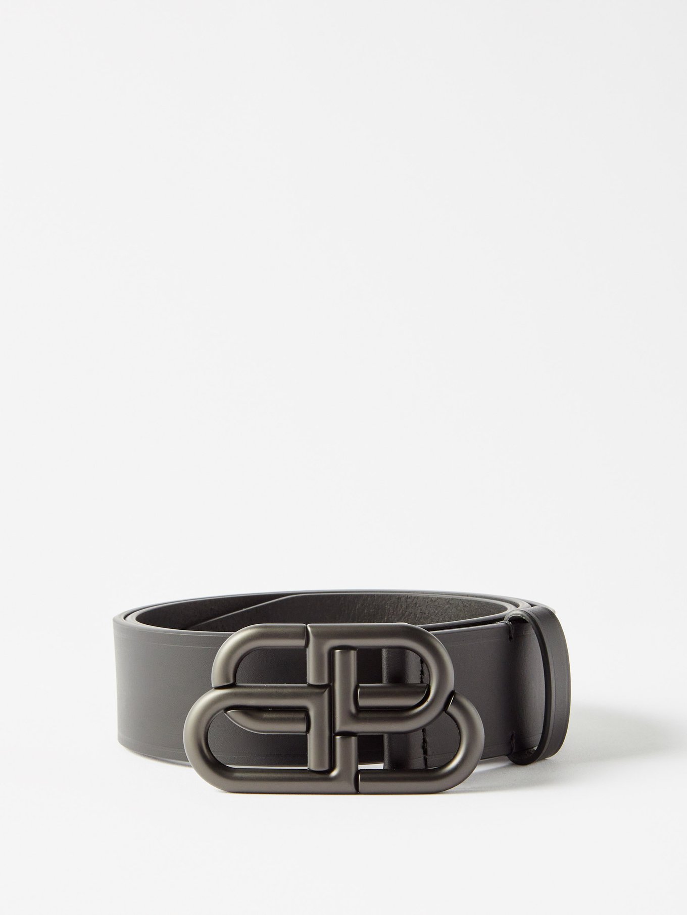 Buy Balenciaga Bb Belt - Black At 20% Off