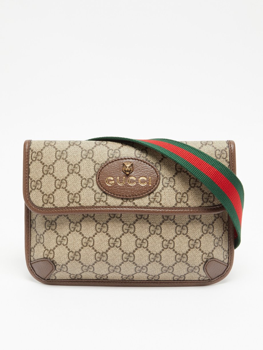 Gucci GG Marmont Matelasse Leather Belt Bag in Black with Red Trim –  Gavriel.us