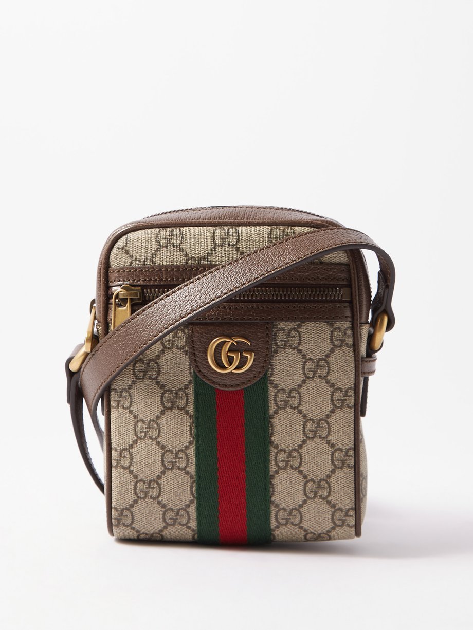 Gucci GG-logo coated-canvas cross-body bag