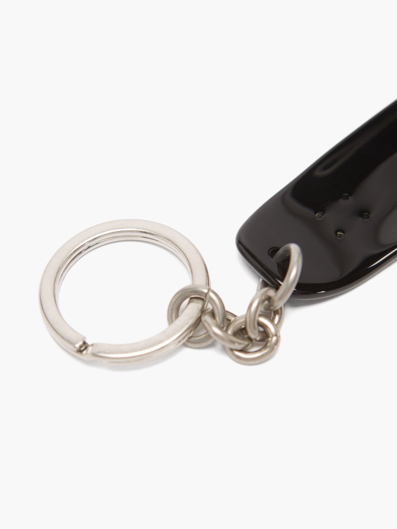 Saint Laurent skateboard keyring in plexiglass