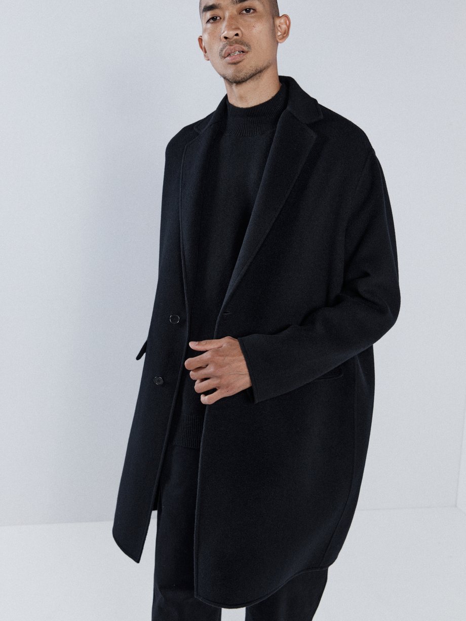 Black Cashmere cardigan coat | Raey | MATCHES UK