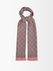 GG-jacquard reversible wool scarf