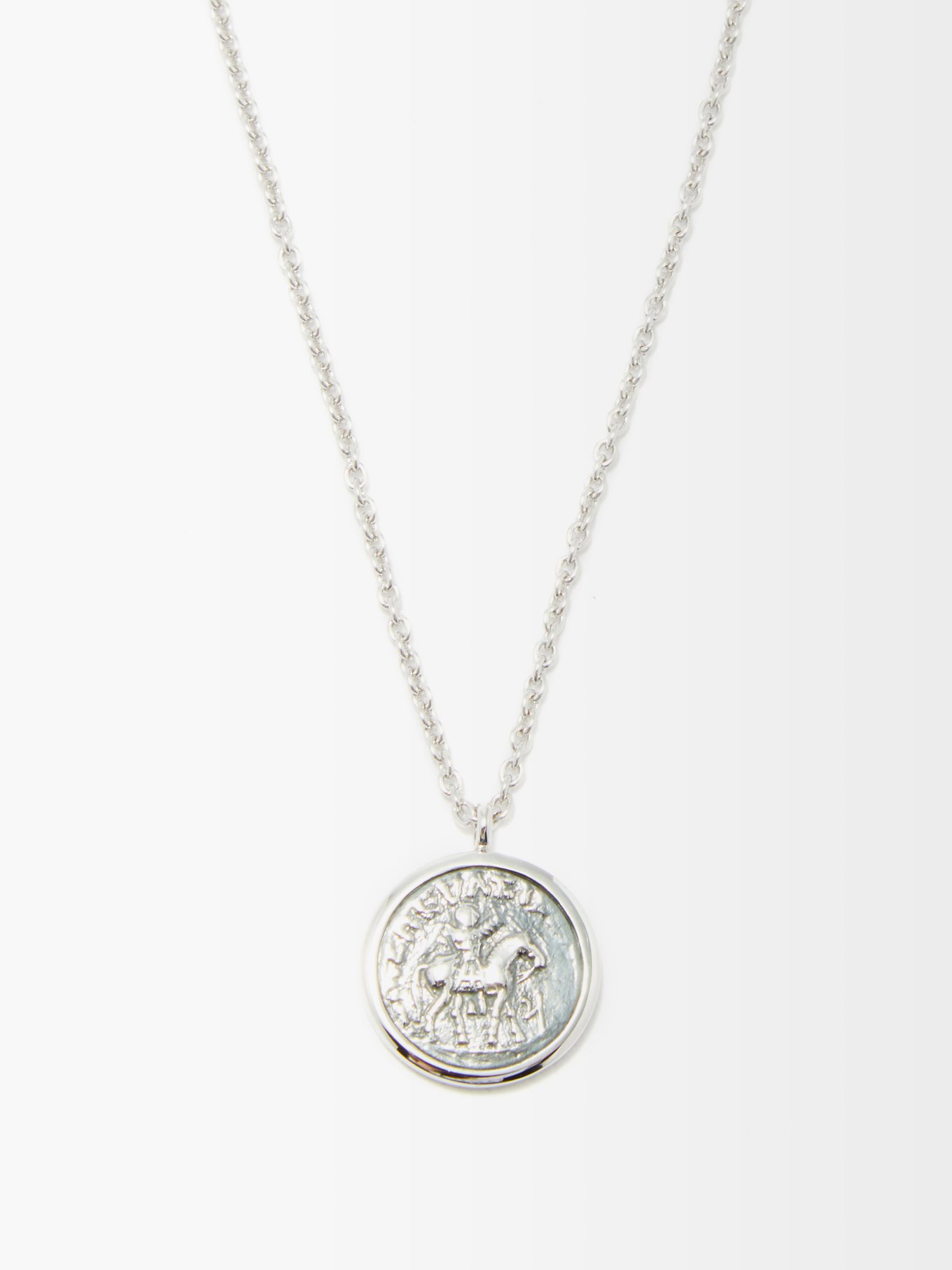 Tom Wood Tom Wood Coin pendant sterling-silver necklace Silver