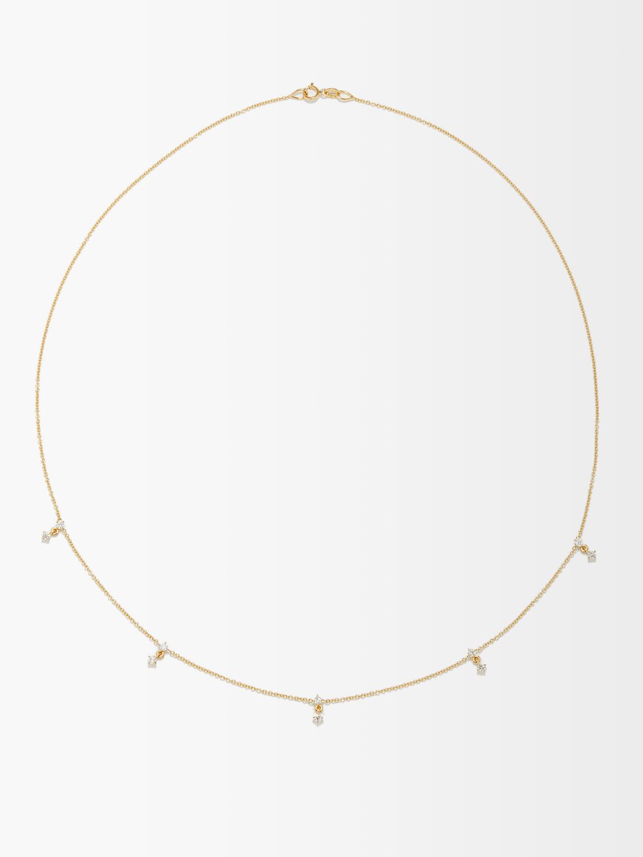 Lizzie Mandler Éclat diamond, 14kt gold & 18kt gold necklace