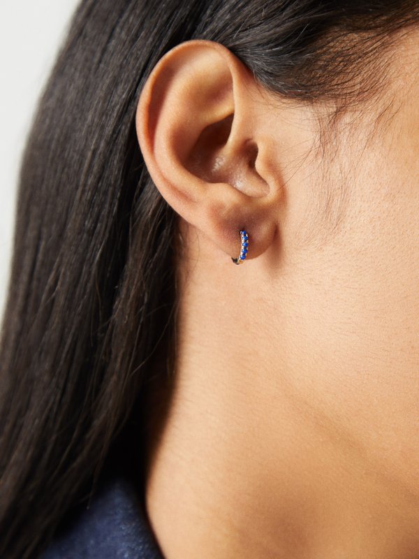 Maria Tash Eternity lapis lazuli & 14kt gold single earring