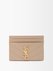 YSL-monogram quilted-leather cardholder