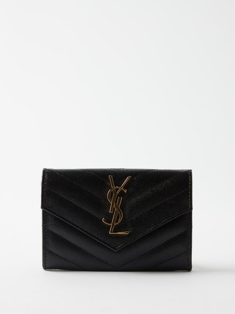 YSL Monogram Chain Wallet - Classic and Stylish