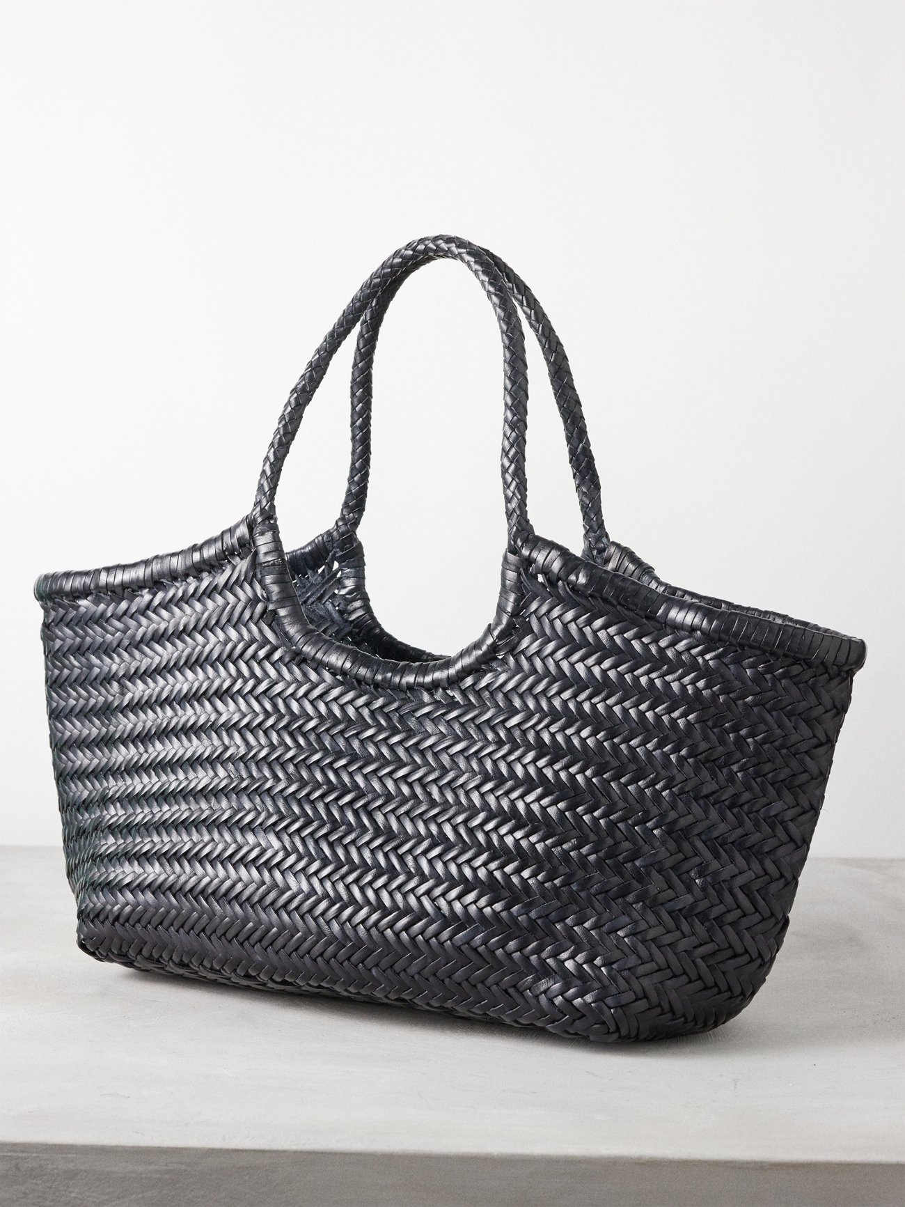 Nantucket woven-leather basket bag, Dragon Diffusion in 2023