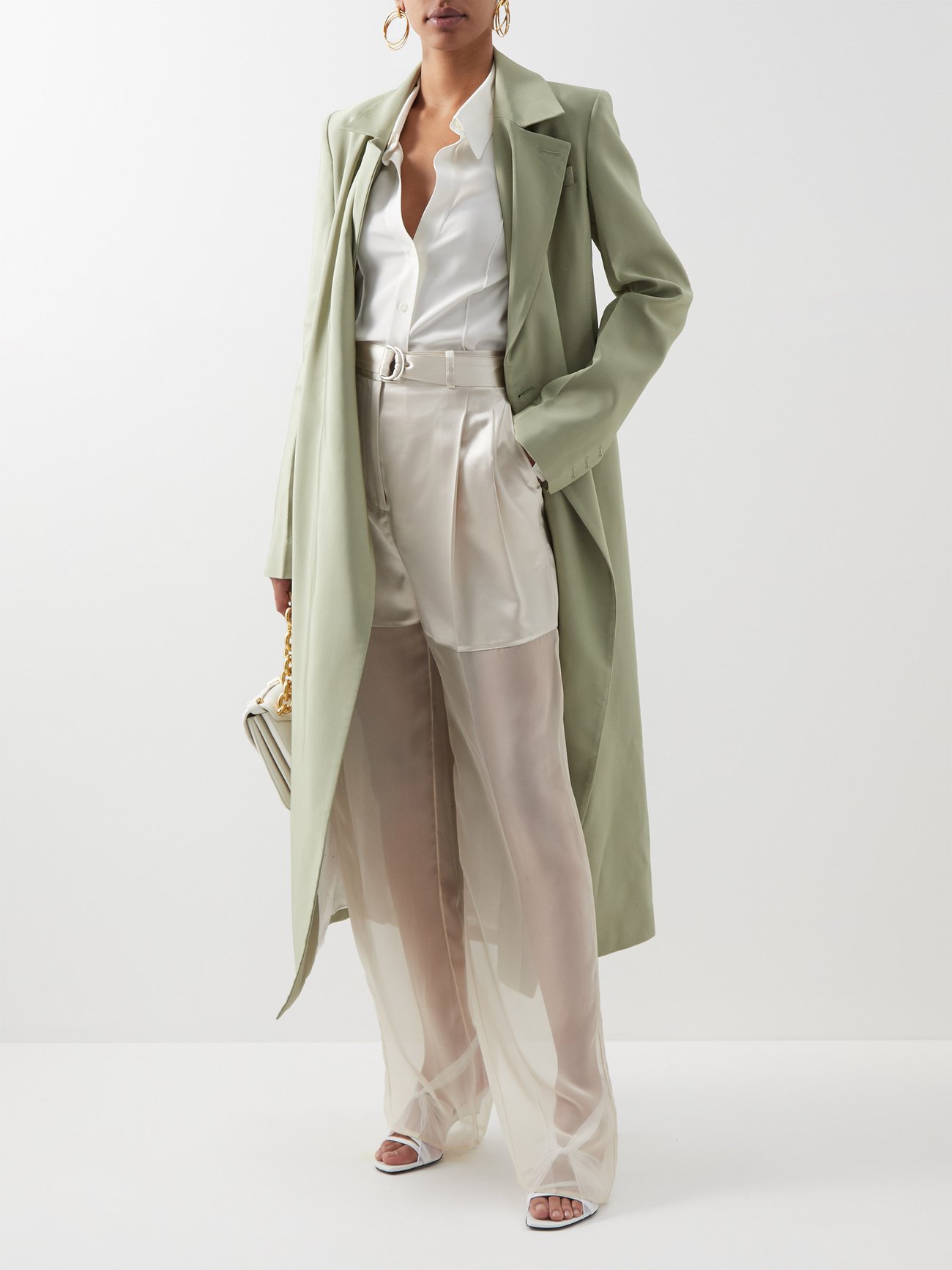 Ao Dai technical-blend coat