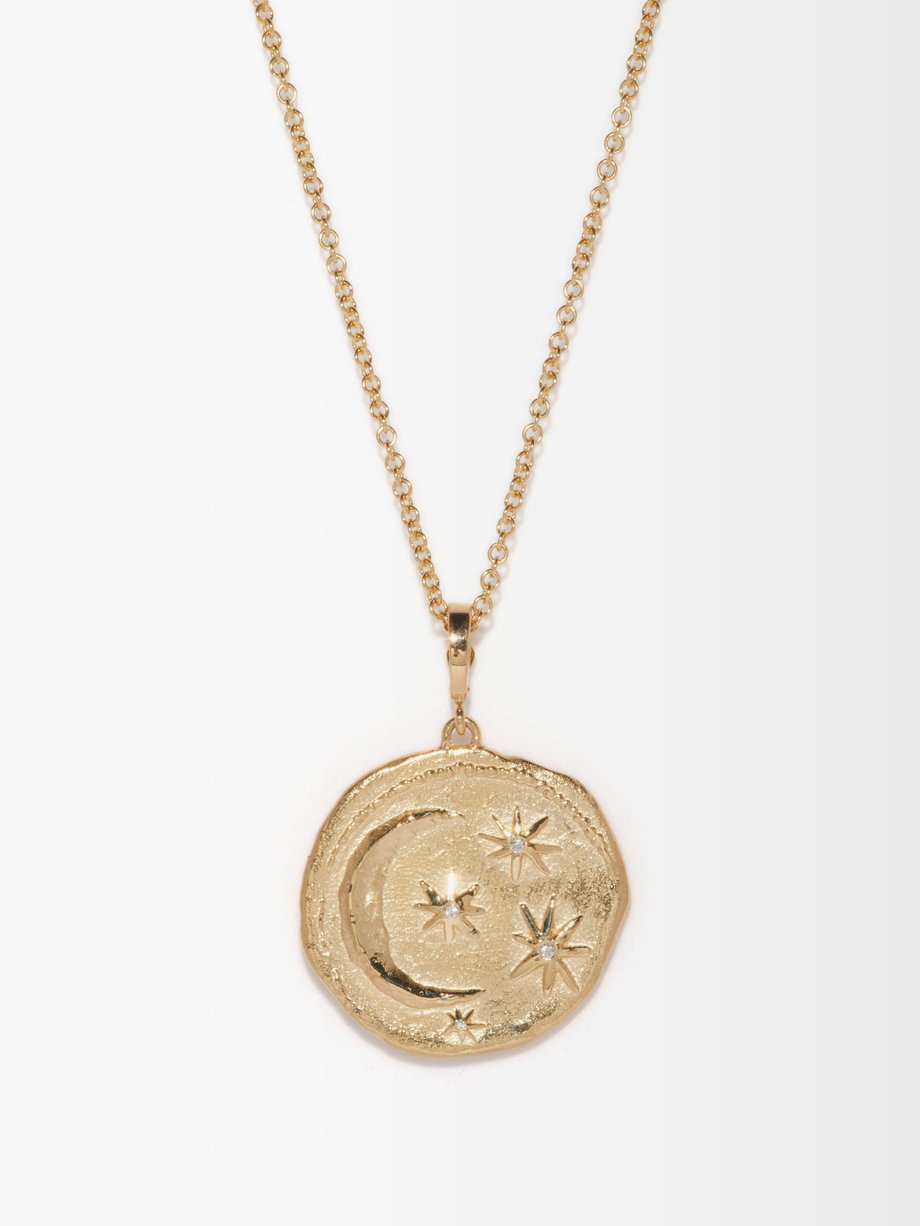 1988 Five Pence Necklace, 36th Birthday Gift- Gold