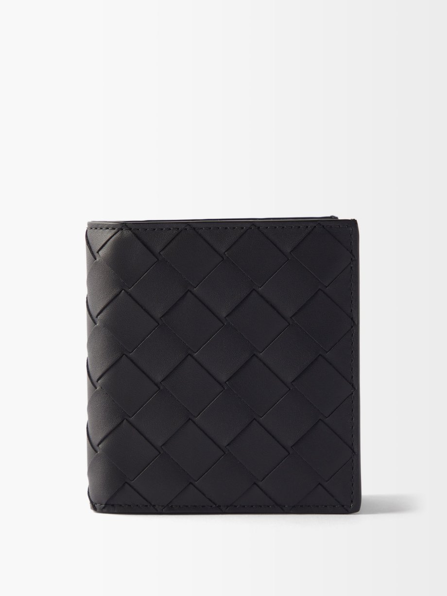 Bottega Veneta Intrecciato leather bi-fold wallet