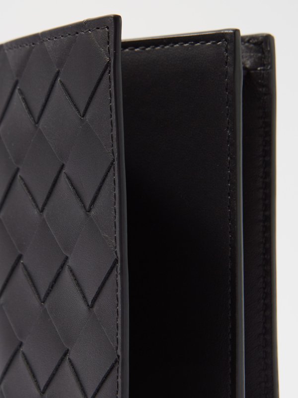 Bottega Veneta Intrecciato leather bi-fold cardholder