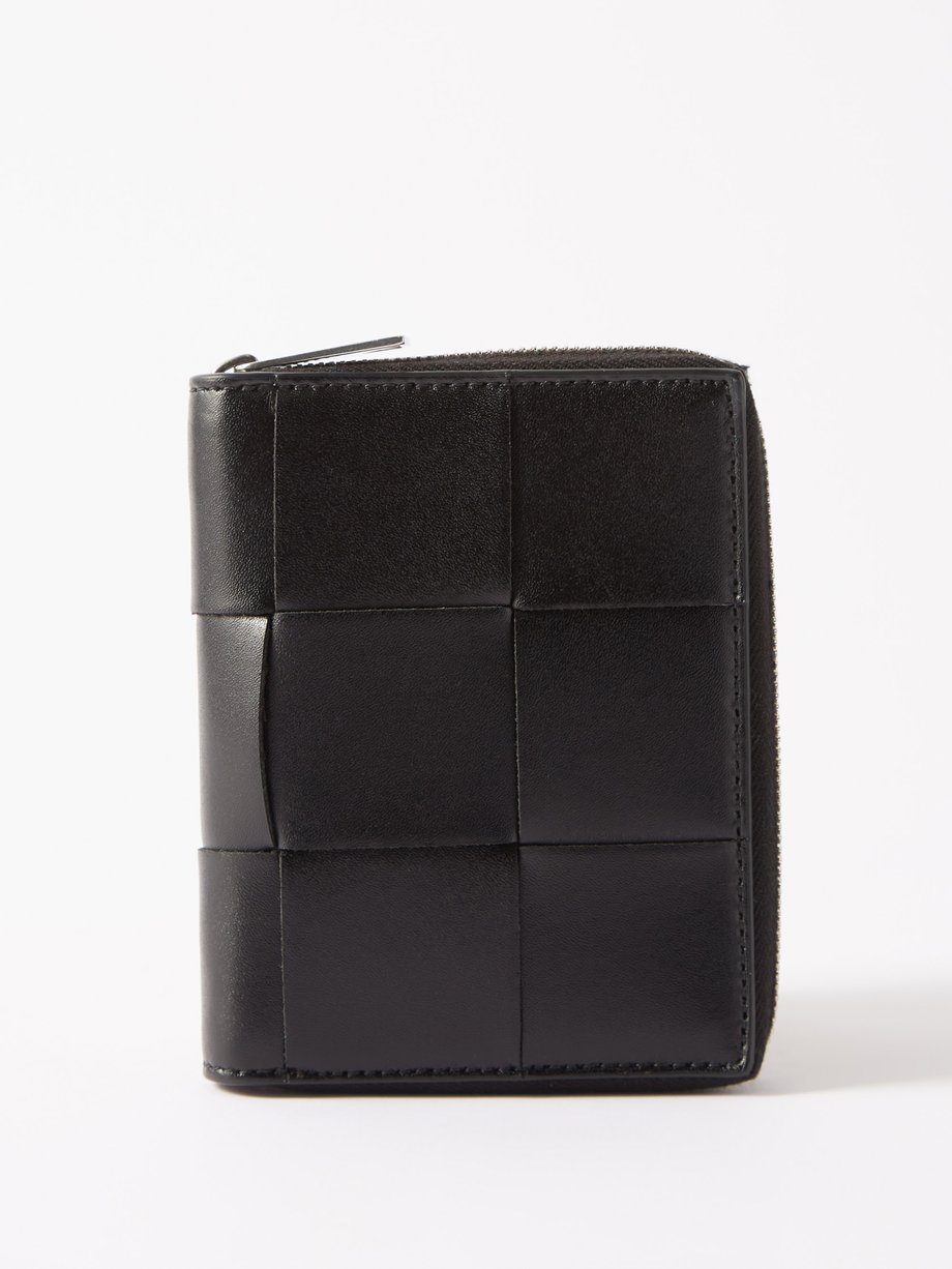 Bottega Veneta Urban Intrecciato leather zip-around wallet