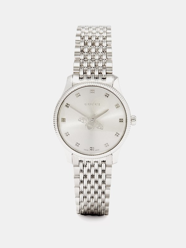 Gucci G-Timeless stainless-steel watch