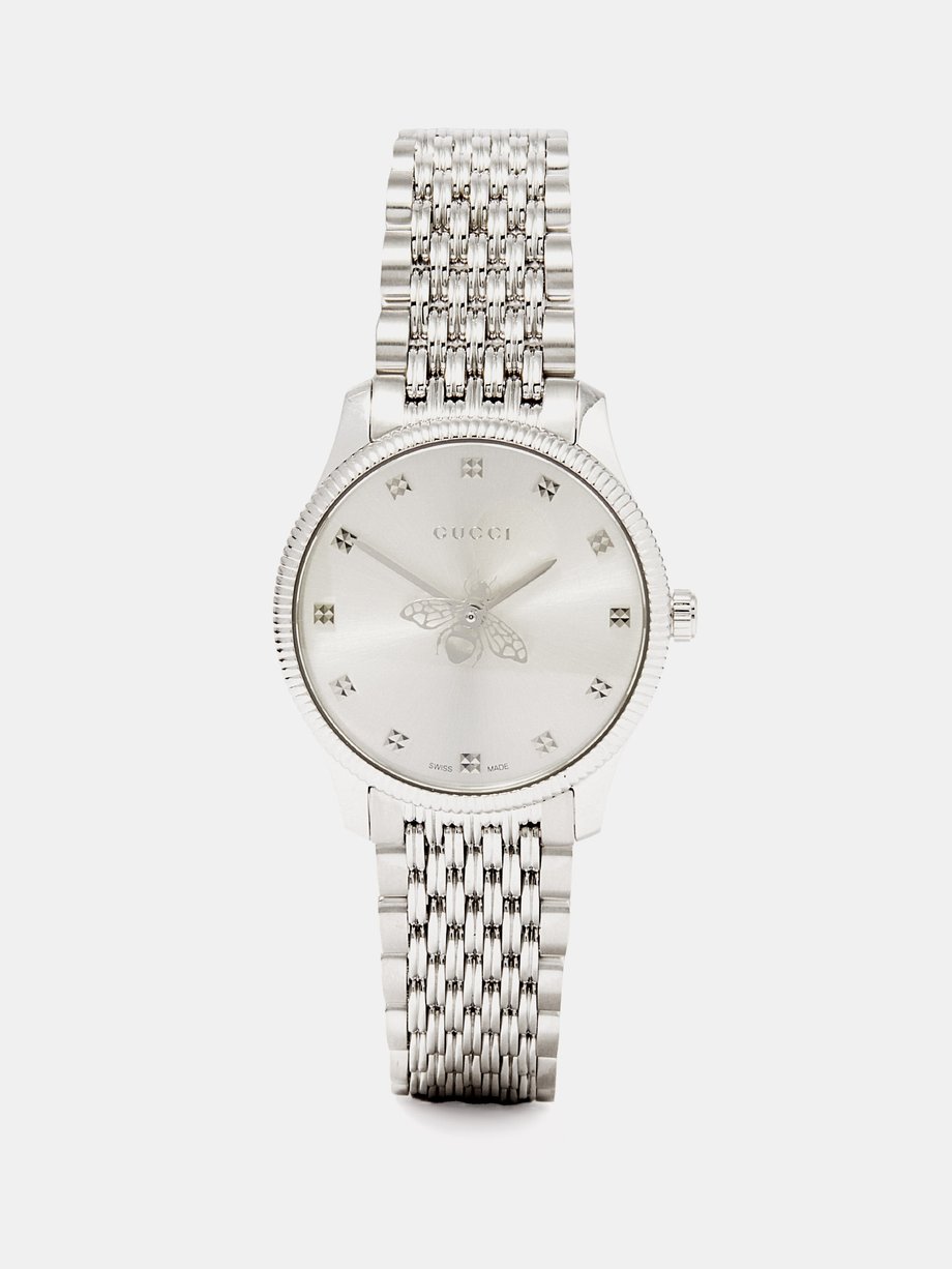 Gucci G-Timeless stainless-steel watch