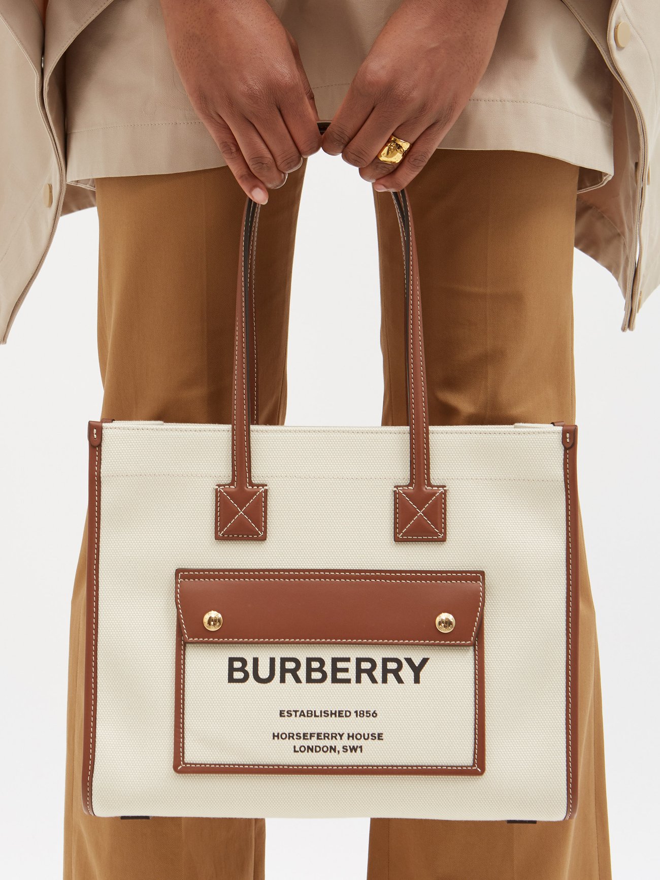 Burberry Cotton Tote Bags