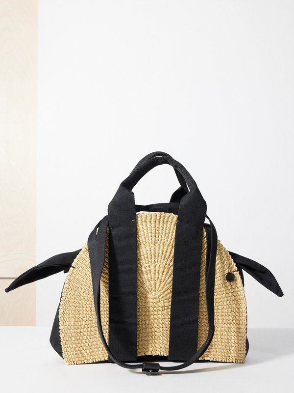 Black Mina basket bag | Muuñ | MATCHES UK