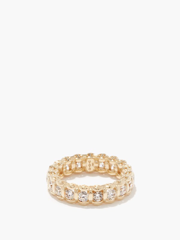 Hoorsenbuhs Infinite II diamond & 18kt gold ring