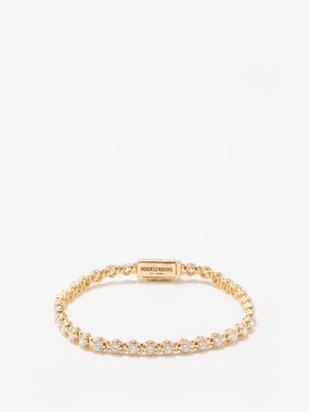 Hoorsenbuhs Infinite diamond & 18kt gold bracelet