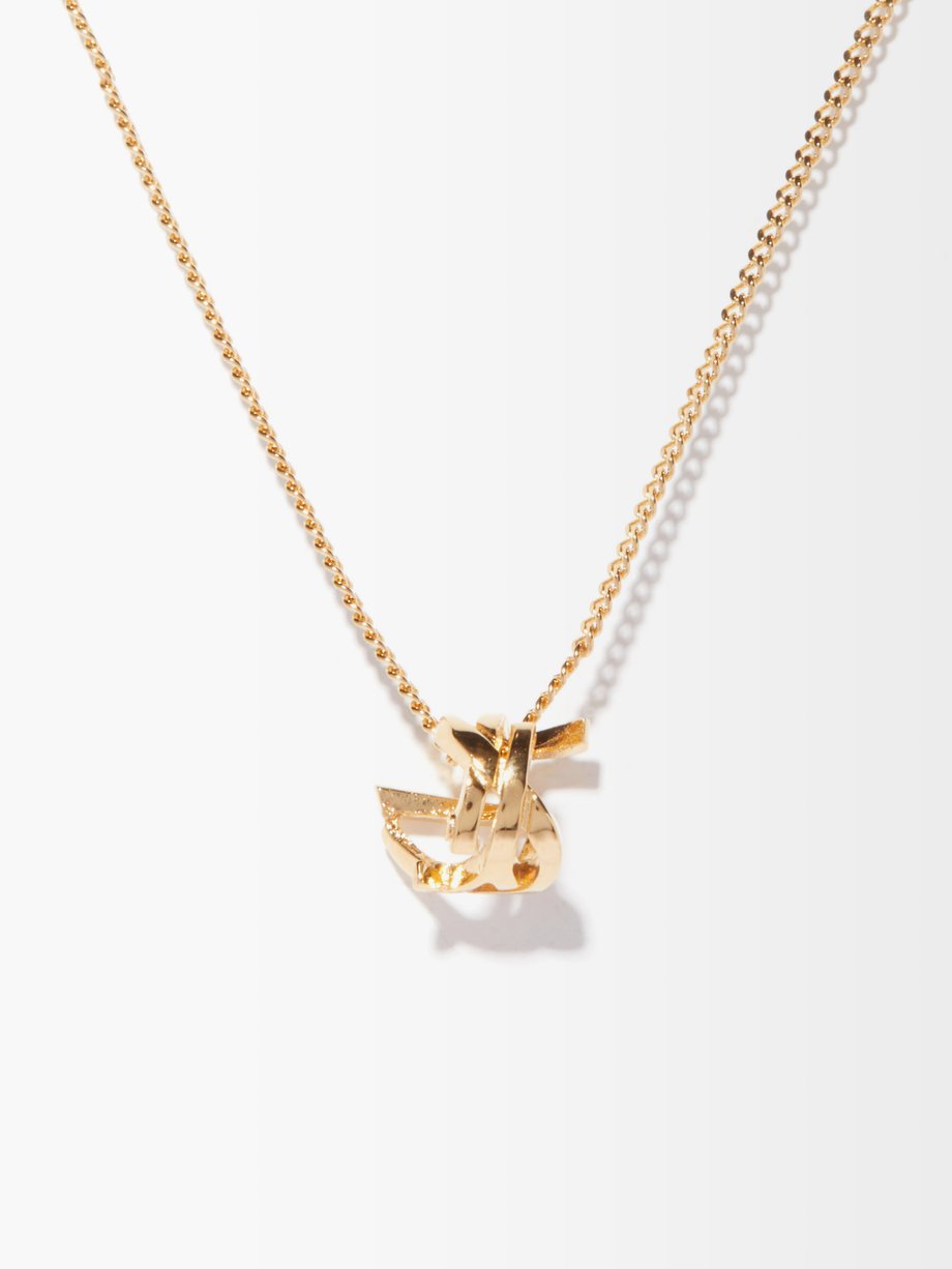 Yves Saint Laurent Vintage Gold Hammered Textured Heart Necklace – Amarcord  Vintage Fashion