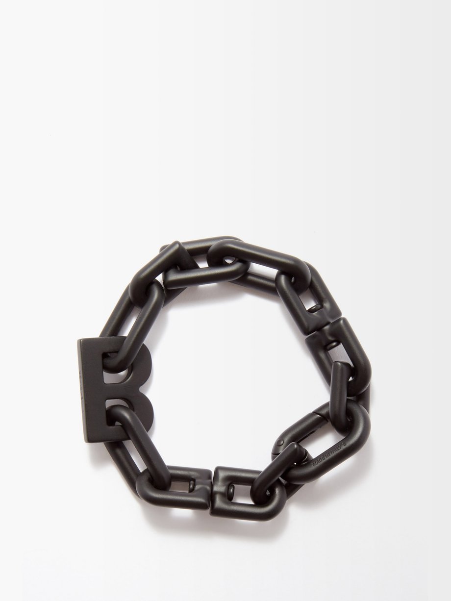Balenciaga Bracelet chaîne à logo B